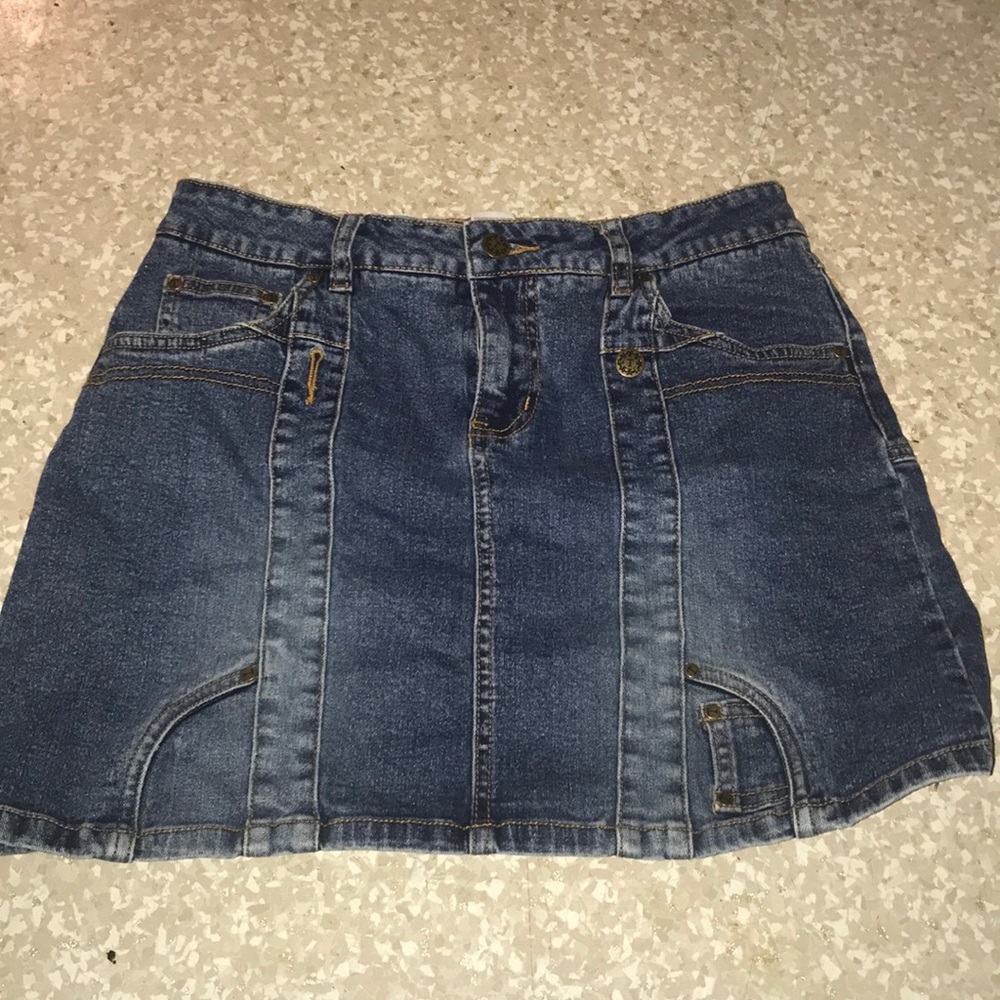 Vintage Jean Skirt